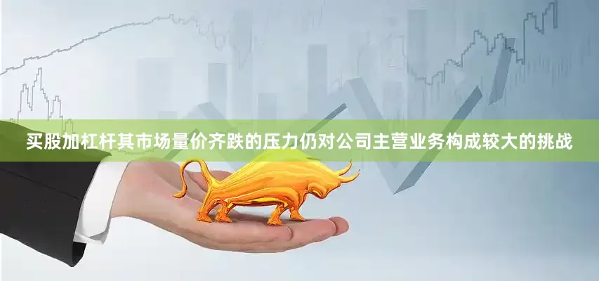 买股加杠杆其市场量价齐跌的压力仍对公司主营业务构成较大的挑战